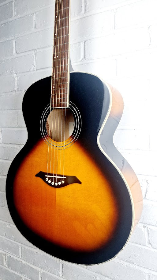 TURNER 65VS VINTAGE SUNBURST JUMBO ACOUSTIC GUITAR