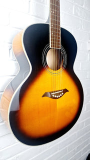 TURNER 65VS VINTAGE SUNBURST JUMBO ACOUSTIC GUITAR
