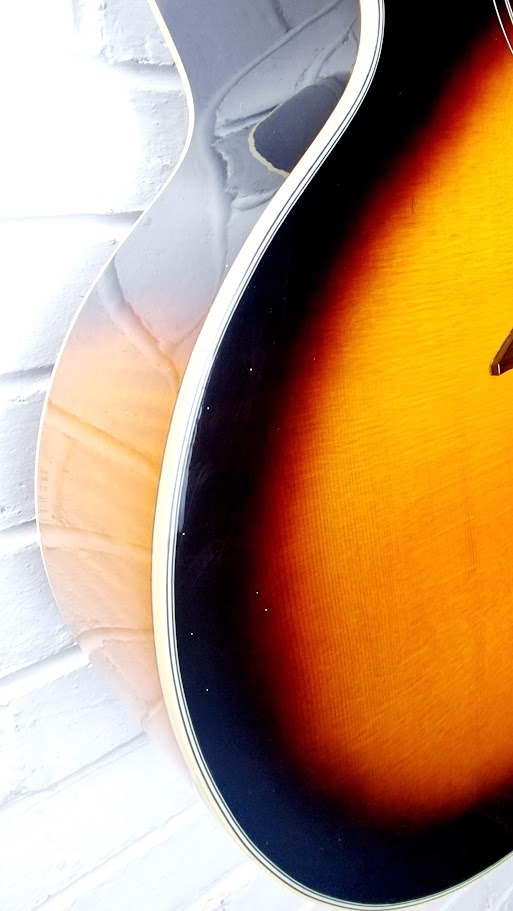 TURNER 65VS VINTAGE SUNBURST JUMBO ACOUSTIC GUITAR