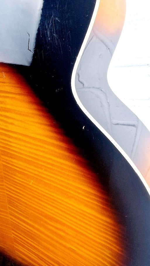 TURNER 65VS VINTAGE SUNBURST JUMBO ACOUSTIC GUITAR