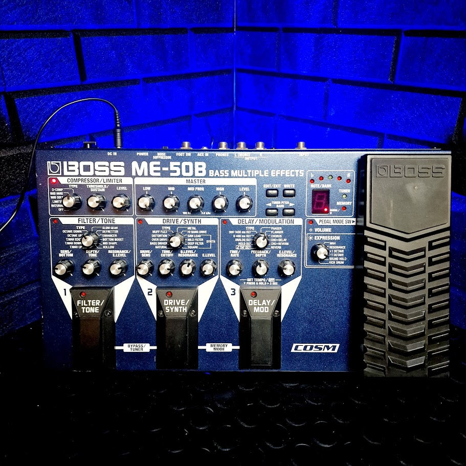 BOSS ME50B MULTI EFFECTS BASS PEDAL