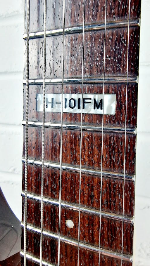 ESP LTD H-101FM AMBER SUNBURST ELECTRIC GUITAR