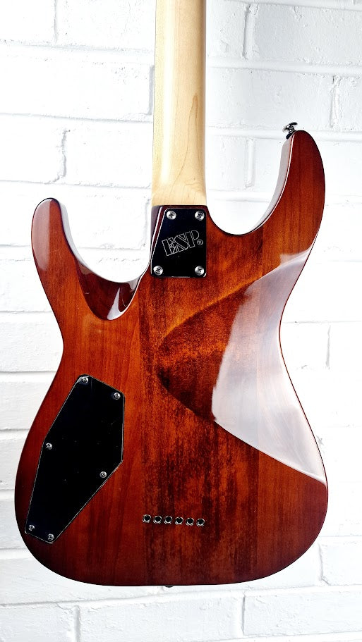 ESP LTD H-101FM AMBER SUNBURST ELECTRIC GUITAR