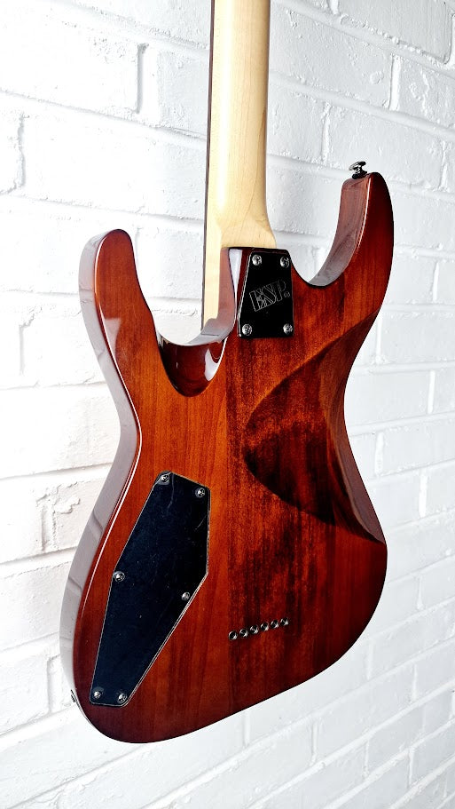 ESP LTD H-101FM AMBER SUNBURST ELECTRIC GUITAR