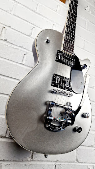 GRETSCH G5230T ELECTROMATIC JET FT WITH BIGSBY AIRLINE SILVER ELECTRIC GUITAR