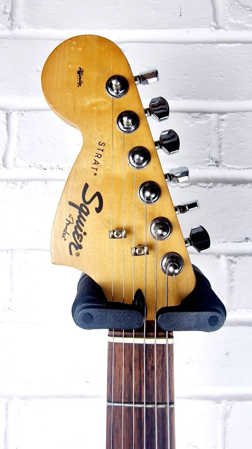 SQUIER STRATOCASTER 2004 INDONESIA SUNBURST LEFT HANDED ELECTRIC GUITAR