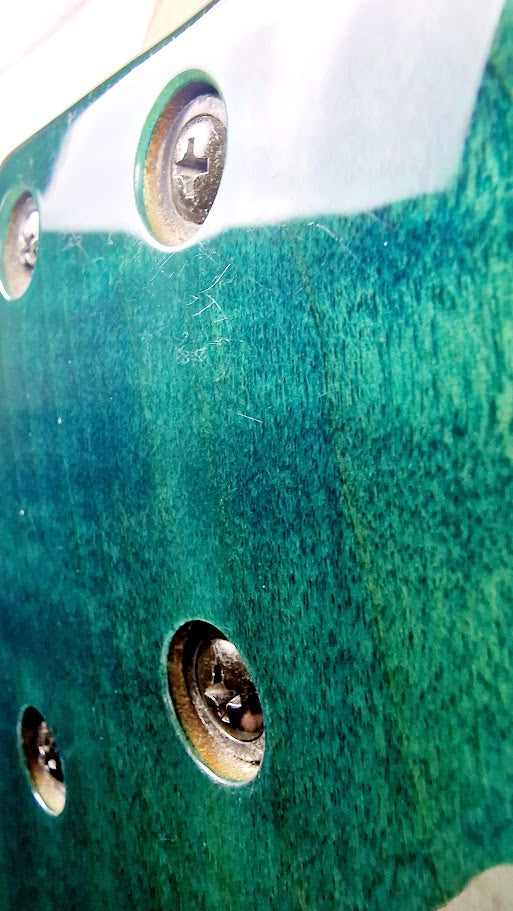 WASHBURN XB500 BANTAM 5 STRING ACTIVE BASS TRANSPARENT GREEN