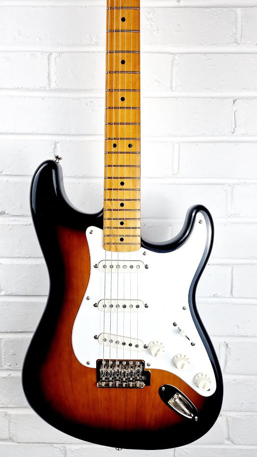 FENDER SQUIER CLASSIC VIBE 50'S 2 TONE SUNBURST ELECTRIC GUITAR