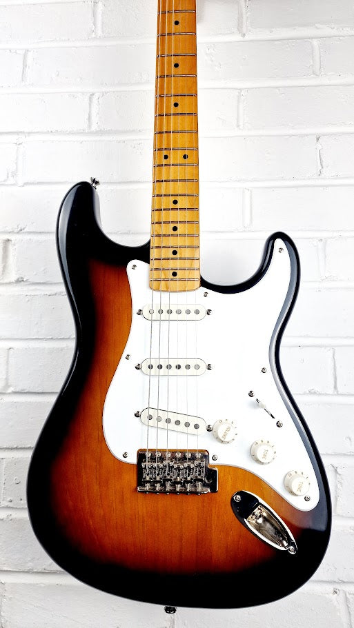 FENDER SQUIER CLASSIC VIBE 50'S 2 TONE SUNBURST ELECTRIC GUITAR