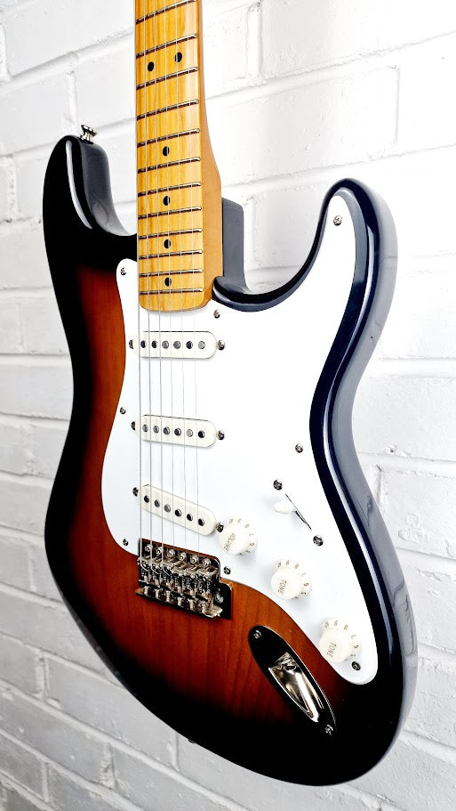 FENDER SQUIER CLASSIC VIBE 50'S 2 TONE SUNBURST ELECTRIC GUITAR