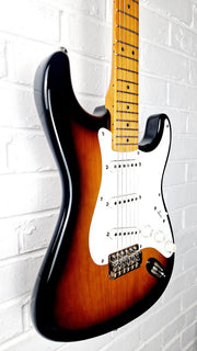 FENDER SQUIER CLASSIC VIBE 50'S 2 TONE SUNBURST ELECTRIC GUITAR