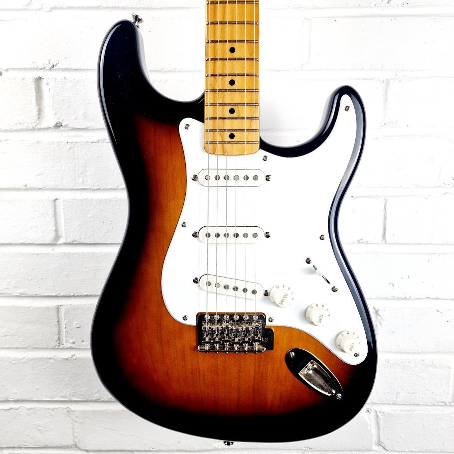 FENDER SQUIER CLASSIC VIBE 50'S 2 TONE SUNBURST ELECTRIC GUITAR