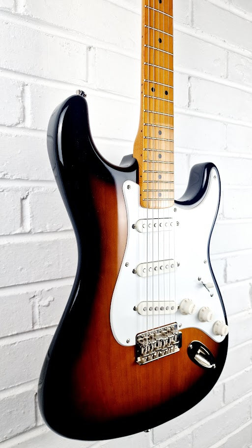 FENDER SQUIER CLASSIC VIBE 50'S 2 TONE SUNBURST ELECTRIC GUITAR