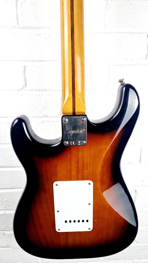 FENDER SQUIER CLASSIC VIBE 50'S 2 TONE SUNBURST ELECTRIC GUITAR