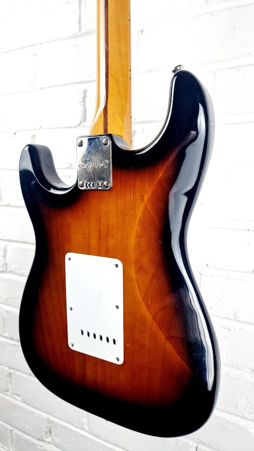 FENDER SQUIER CLASSIC VIBE 50'S 2 TONE SUNBURST ELECTRIC GUITAR