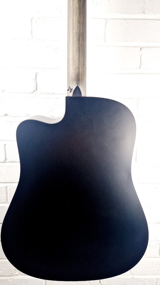 MARTIN DCXAE BLACK ELECTRO ACOUSTIC GUITAR