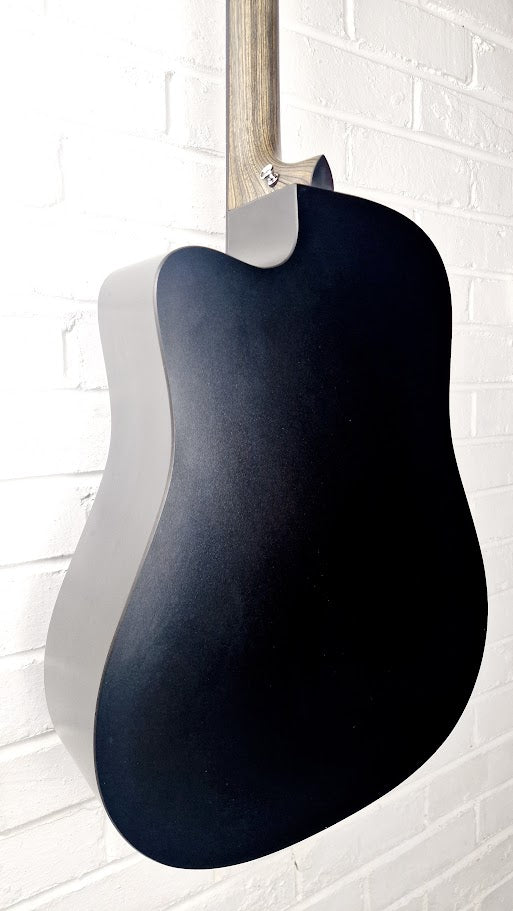 MARTIN DCXAE BLACK ELECTRO ACOUSTIC GUITAR