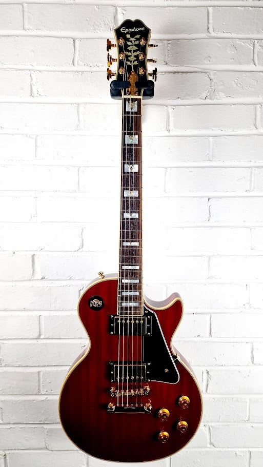 EPIPHONE LES PAUL CUSTOM PRO OUTFIT 100TH ANNIVERSARY CHERRY + CASE