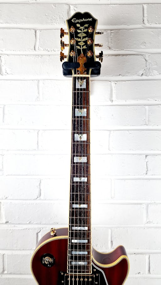 EPIPHONE LES PAUL CUSTOM PRO OUTFIT 100TH ANNIVERSARY CHERRY + CASE