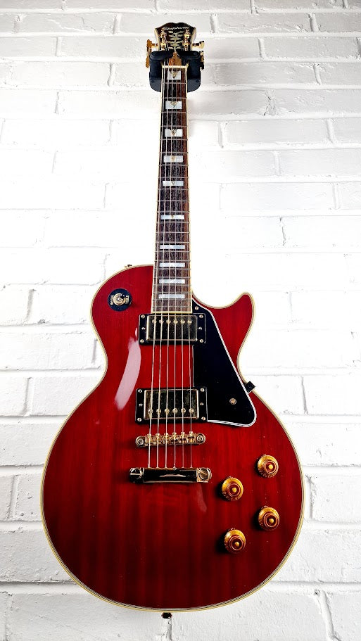 EPIPHONE LES PAUL CUSTOM PRO OUTFIT 100TH ANNIVERSARY CHERRY + CASE