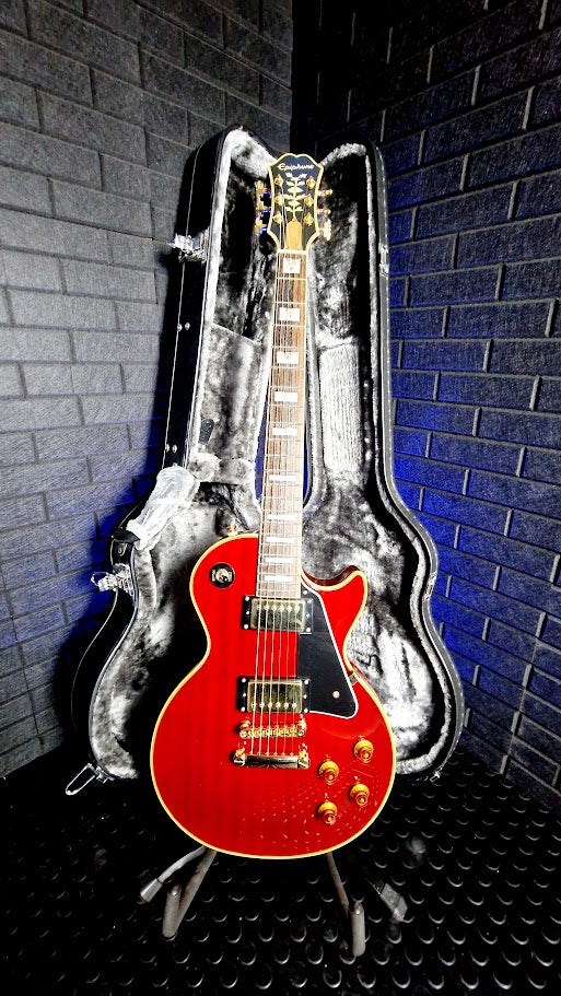 EPIPHONE LES PAUL CUSTOM PRO OUTFIT 100TH ANNIVERSARY CHERRY + CASE