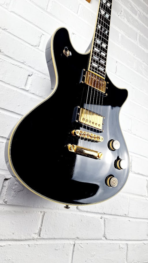 SCHECTER DIAMOND SERIES TEMPEST CUSTOM BLACK ELECTRIC GUITAR