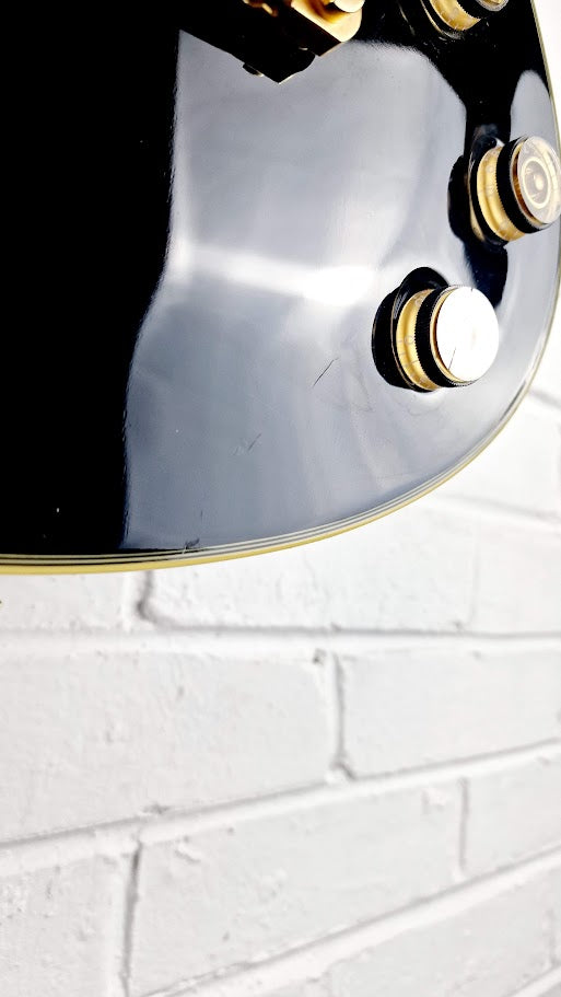 SCHECTER DIAMOND SERIES TEMPEST CUSTOM BLACK ELECTRIC GUITAR