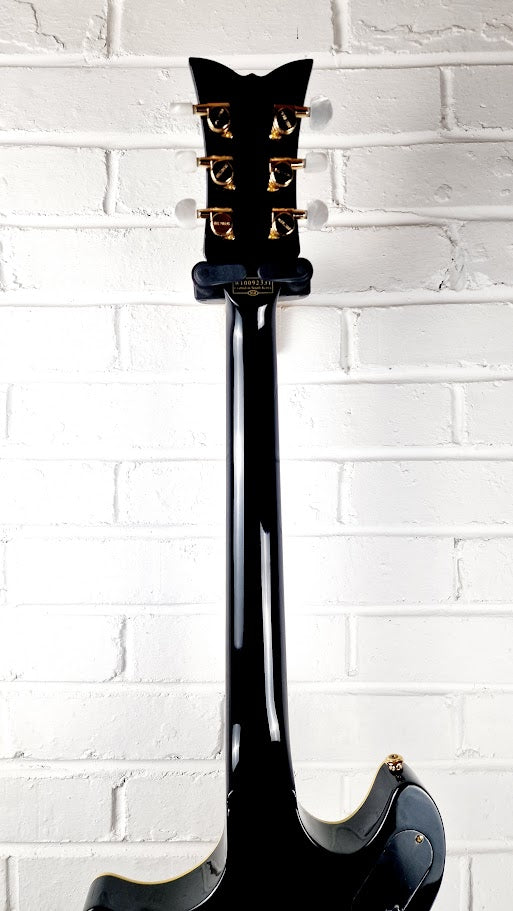 SCHECTER DIAMOND SERIES TEMPEST CUSTOM BLACK ELECTRIC GUITAR