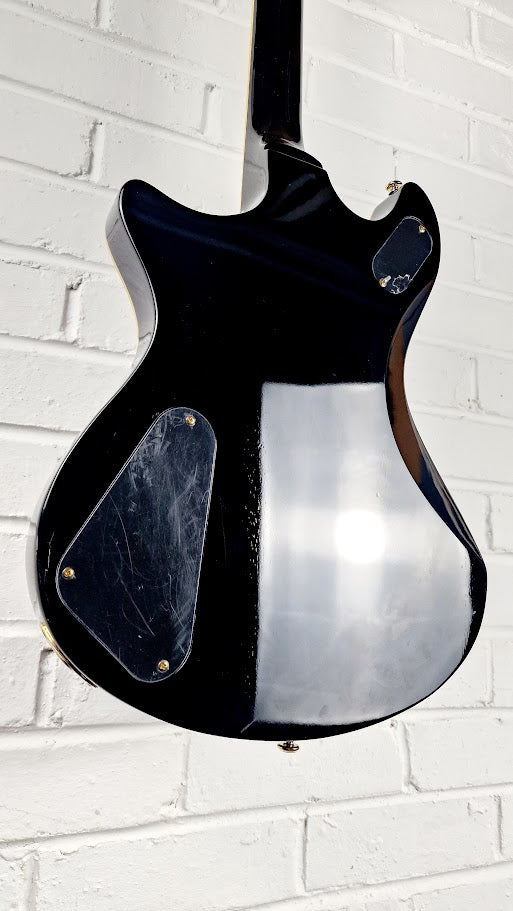 SCHECTER DIAMOND SERIES TEMPEST CUSTOM BLACK ELECTRIC GUITAR