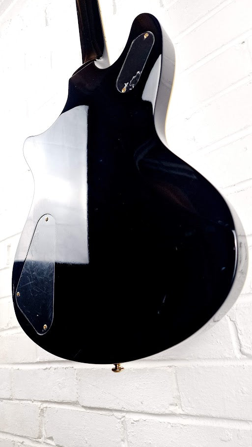 SCHECTER DIAMOND SERIES TEMPEST CUSTOM BLACK ELECTRIC GUITAR