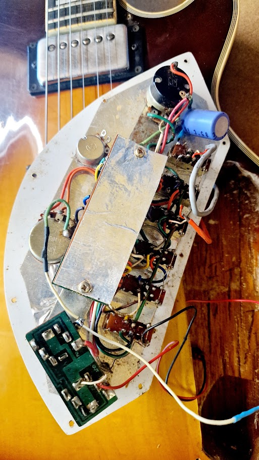 KAY LES PAUL EFFECTOR TOBACCO BURST ELECTRIC GUITAR *SPARES/REPAIRS*