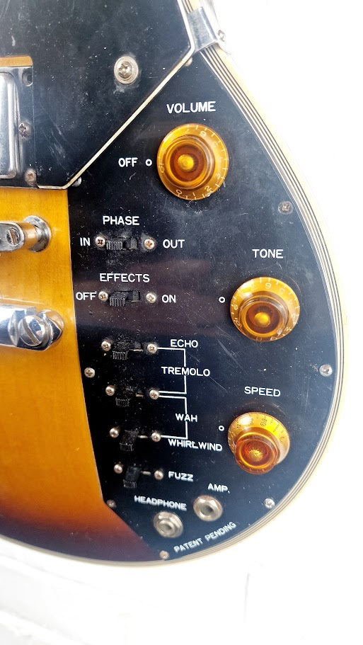 KAY LES PAUL EFFECTOR TOBACCO BURST ELECTRIC GUITAR *SPARES/REPAIRS*