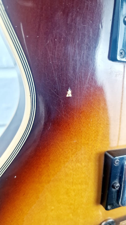 KAY LES PAUL EFFECTOR TOBACCO BURST ELECTRIC GUITAR *SPARES/REPAIRS*