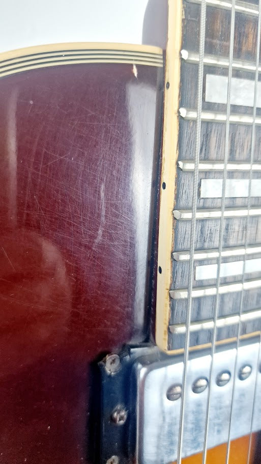 KAY LES PAUL EFFECTOR TOBACCO BURST ELECTRIC GUITAR *SPARES/REPAIRS*