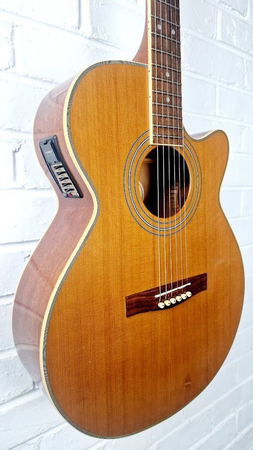 FENDER JG26S NS NATURAL ELECTRO ACOUSTIC GUITAR