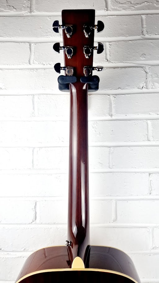 VINTAGE V300 NATURAL PARLOUR ACOUSTIC FOLK GUITAR