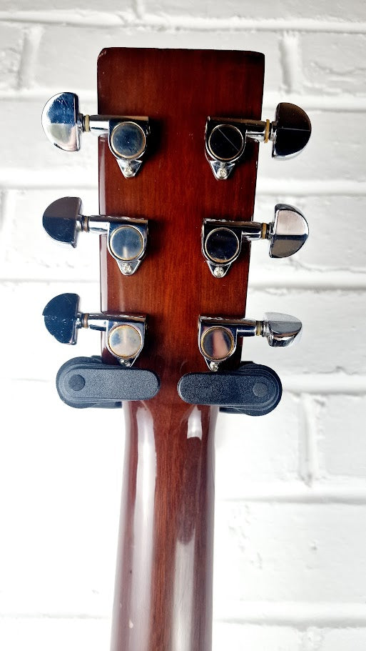 VINTAGE V300 NATURAL PARLOUR ACOUSTIC FOLK GUITAR