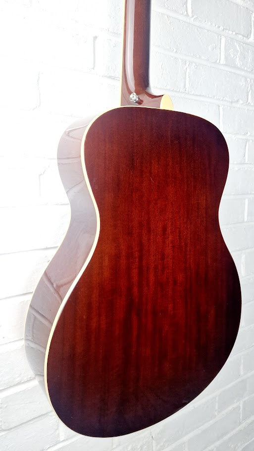 VINTAGE V300 NATURAL PARLOUR ACOUSTIC FOLK GUITAR