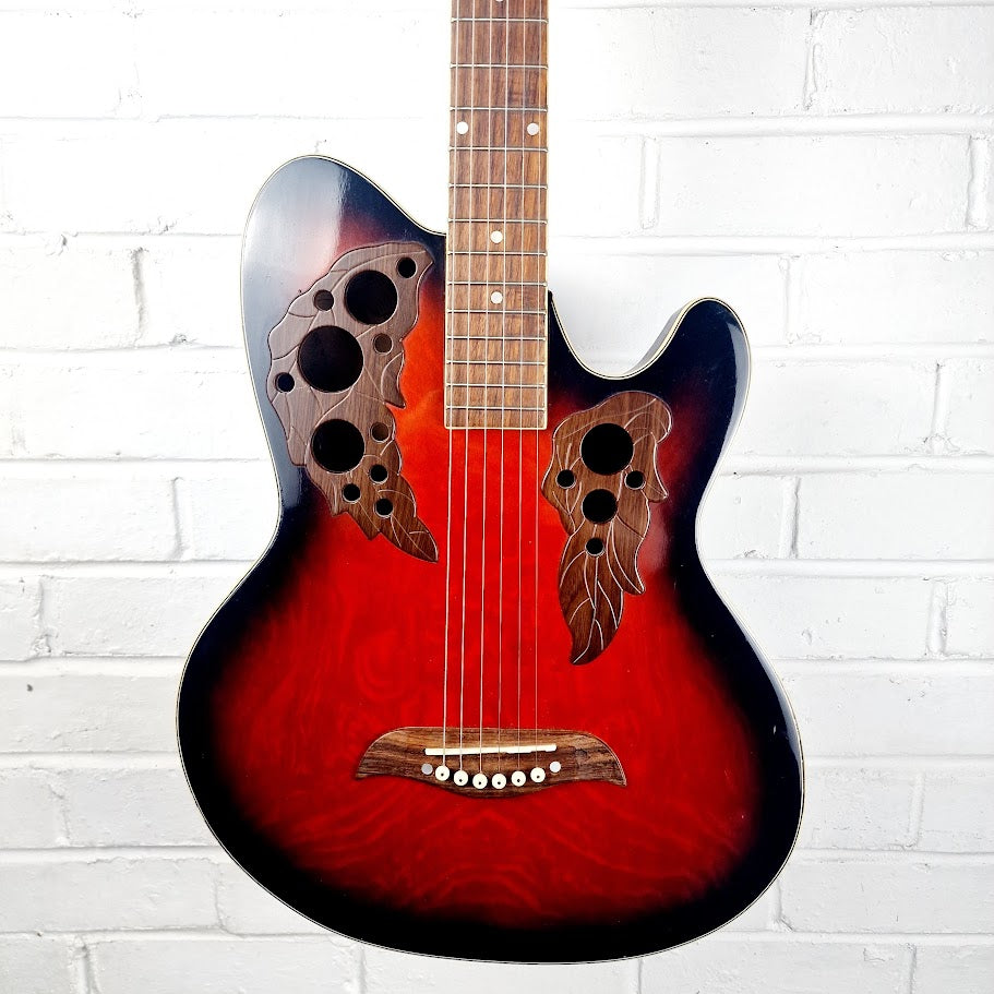 MELODY ROUNDBACK RED ACOUSTIC GUITAR