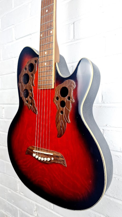MELODY ROUNDBACK RED ACOUSTIC GUITAR