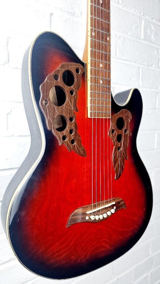 MELODY ROUNDBACK RED ACOUSTIC GUITAR