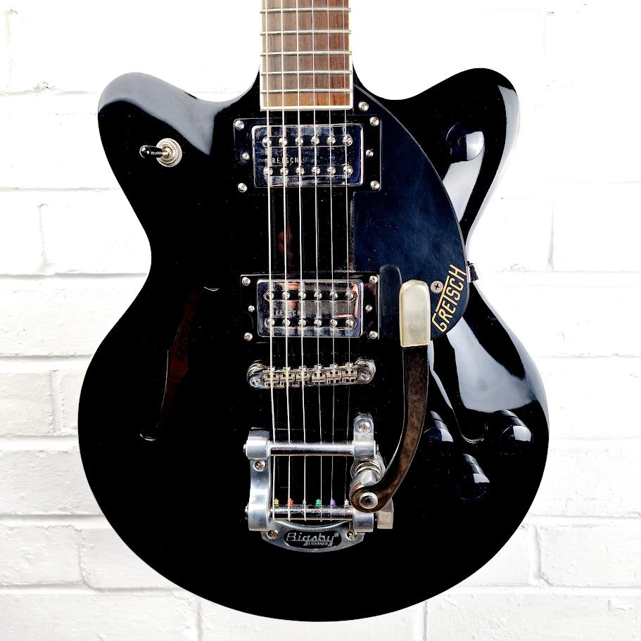GRETSCH STREAMLINER G2655T BIGSBY BLACK ELECTRIC GUITAR + HARD CASE