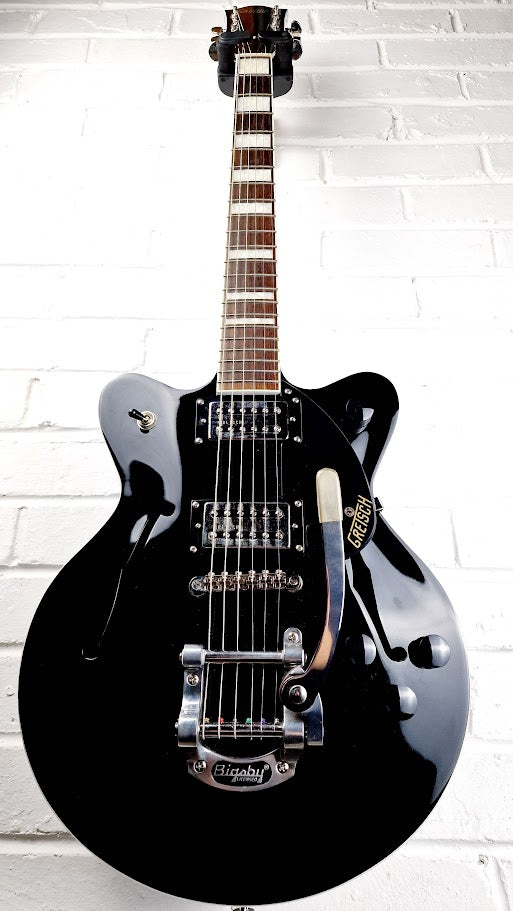 GRETSCH STREAMLINER G2655T BIGSBY BLACK ELECTRIC GUITAR + HARD CASE