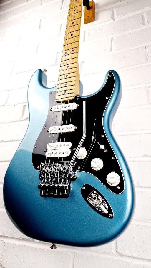FENDER PLAYER STRATOCASTER FLOYD ROSE HSS TIDEPOOL BLUE ELECTRIC GUITAR