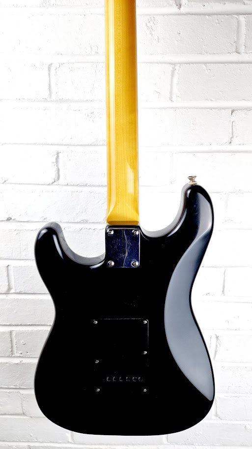 STRATOCASTER PARTSCASTER HH BLACK TOP ELECTRIC GUITAR #003
