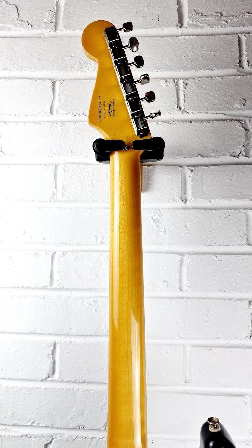 STRATOCASTER PARTSCASTER HH BLACK TOP ELECTRIC GUITAR #003