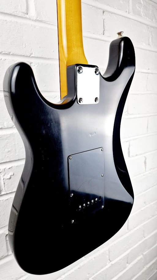 STRATOCASTER PARTSCASTER HH BLACK TOP ELECTRIC GUITAR #003