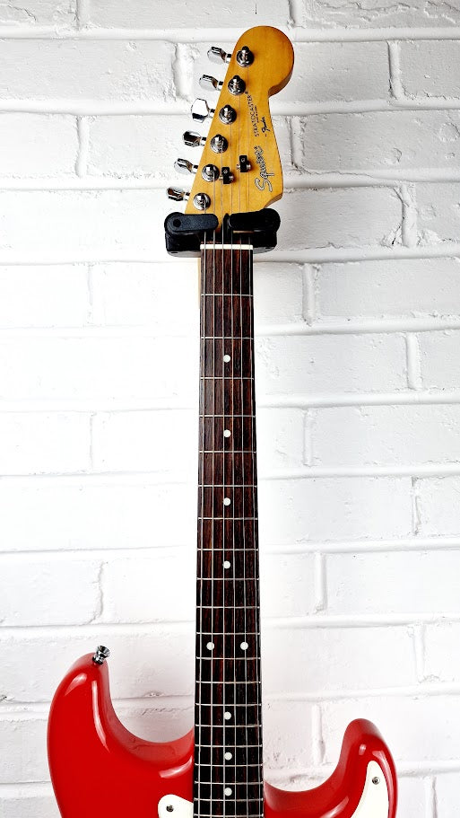 STRATOCASTER PARTSCASTER KOREAN NECK RED ELECTRIC GUITAR #004