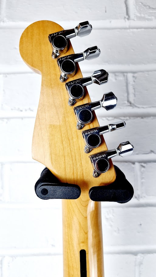 STRATOCASTER PARTSCASTER KOREAN NECK RED ELECTRIC GUITAR #004