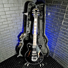 GRETSCH STREAMLINER G2655T BIGSBY BLACK ELECTRIC GUITAR + HARD CASE